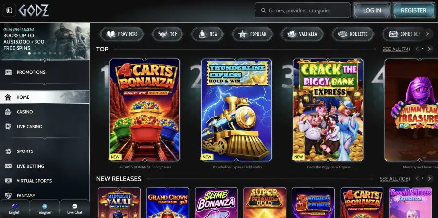 Casino en ligne main